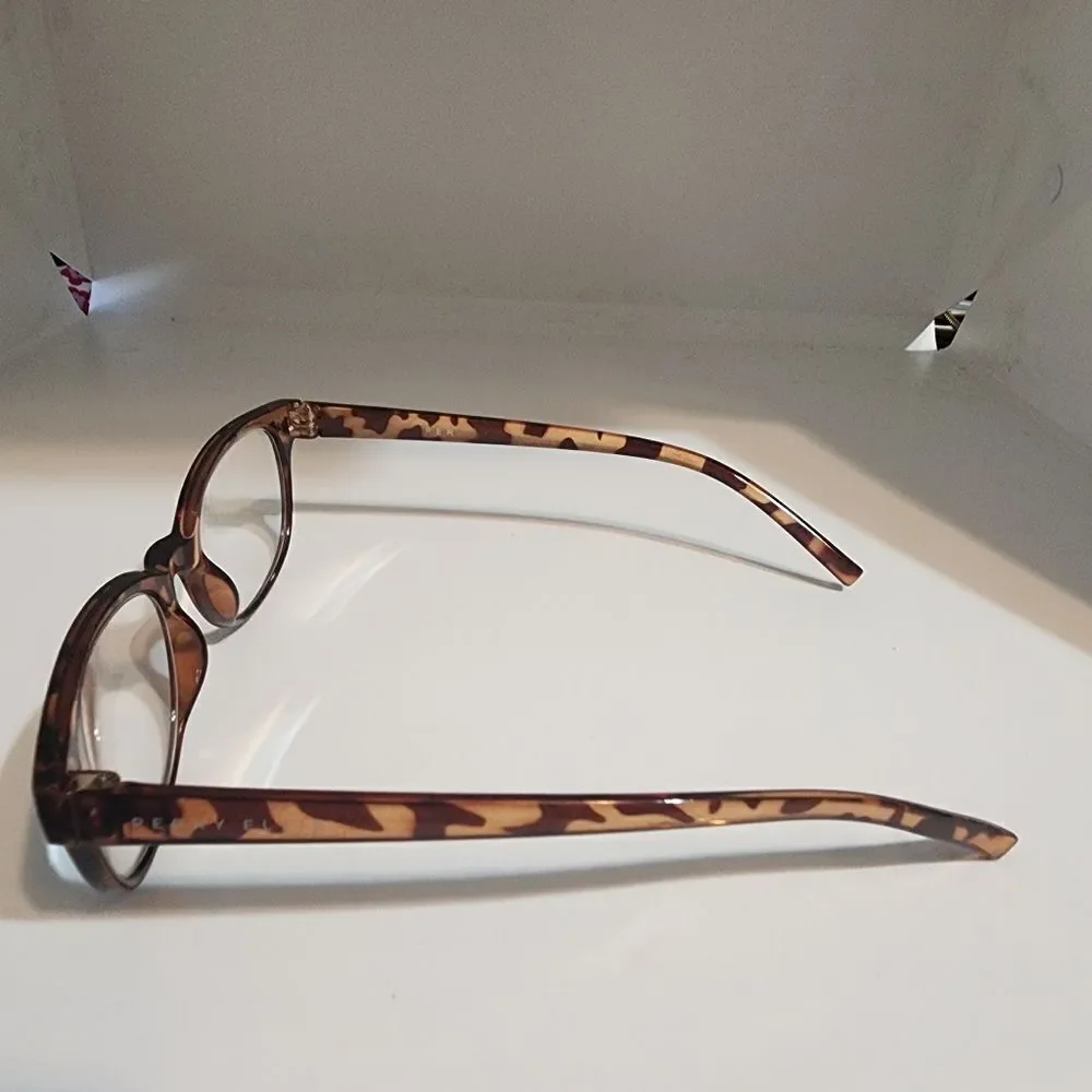 Perry Ellis Brown Tortoiseshell Prescription Glasses Frames